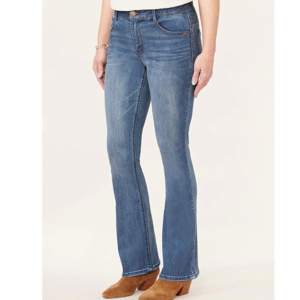 New w/Tags - Democracy Ab-Solution Itty Bitty Boot Cut Jeans, Full Length - 10 - Picture 2 of 12